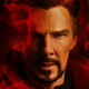 Benedict Cumberbatch as Dr. Strange on a poster.